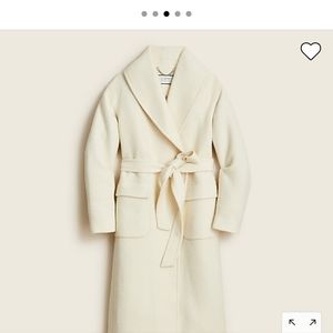 Italian wool wrap coat